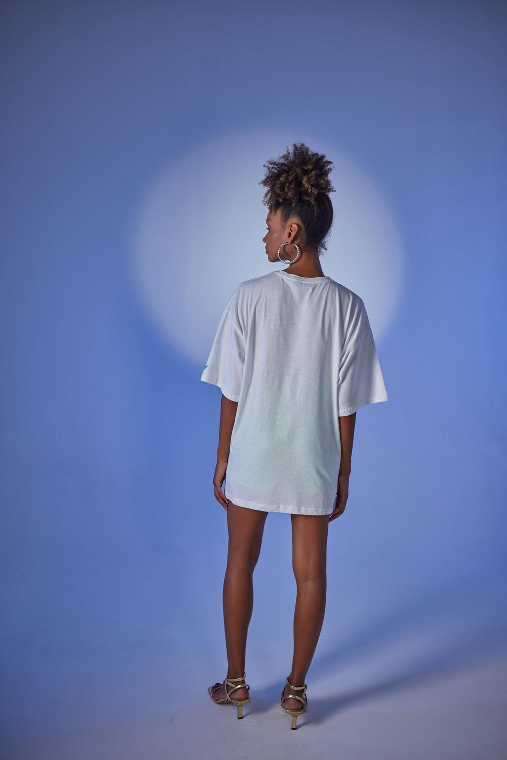 Oversized T-krekls - Stalker prints